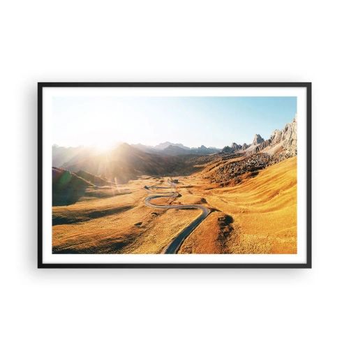 Poszter fehér keretben - Egy arany völgyben - 91x61 cm