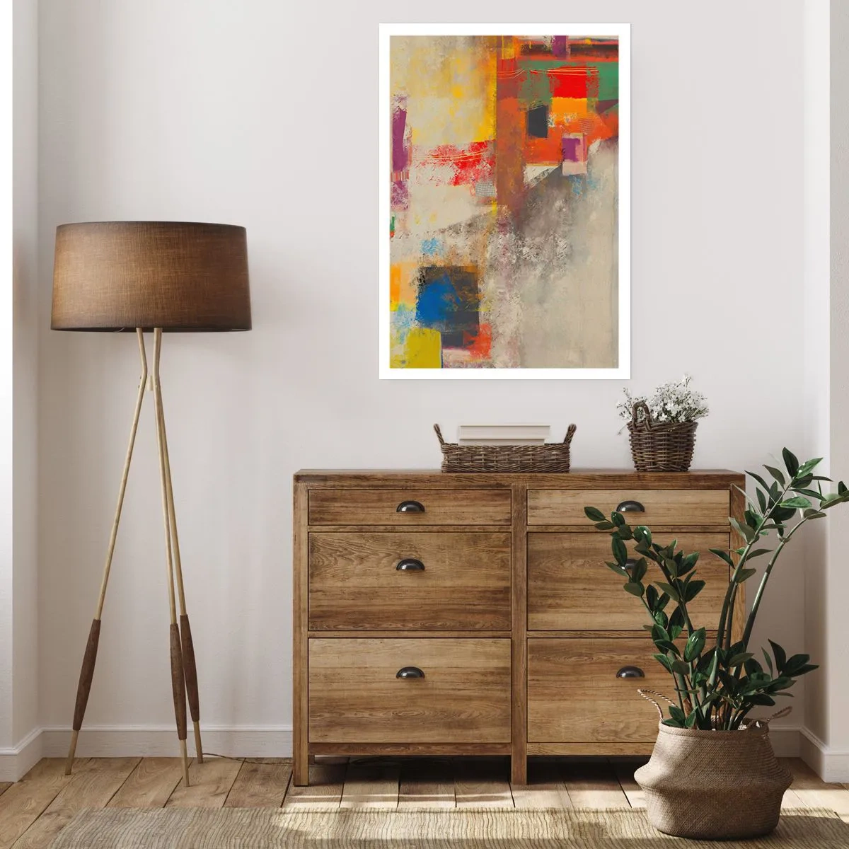 Poszter - Színgeometria - 70x100 cm