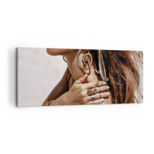 Vászonkép - Az érintetlen tengerpart királynője - 120x50 cm