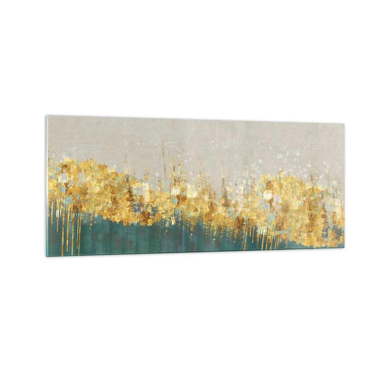 Üveg kép - Az aranyhatár - 100x40 cm