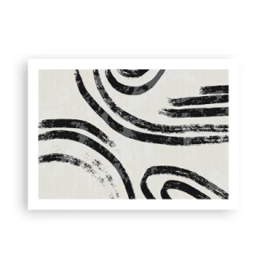 Poszter - Félig megállt - 70x50 cm