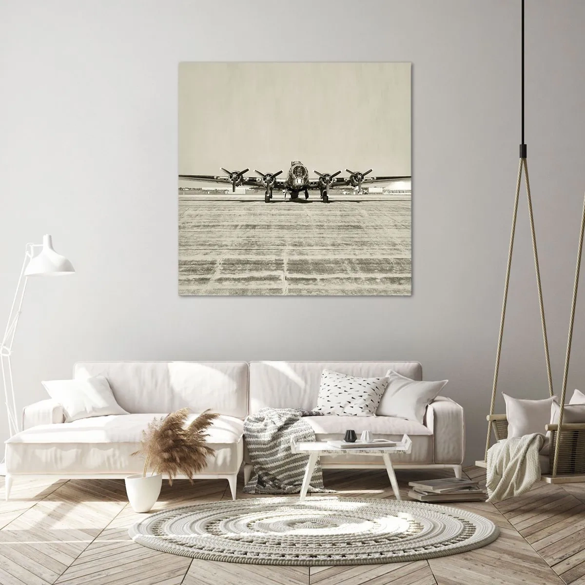 Vászonkép - Mint mindig készen - 70x70 cm