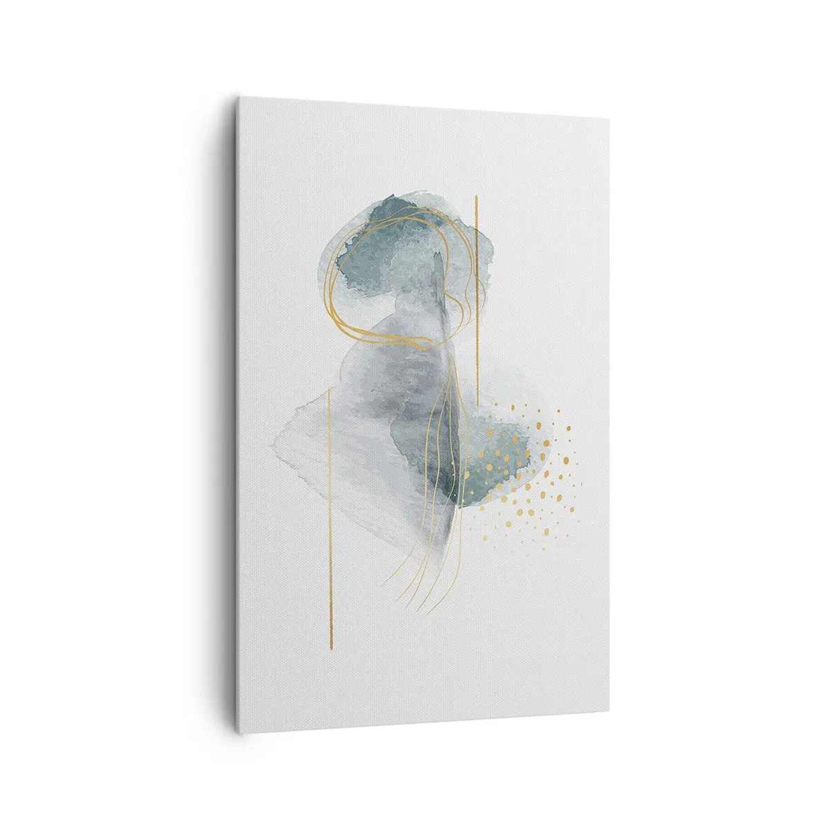 Vászonkép - A szürkeség és az arany kapcsolatáról - 80x120 cm