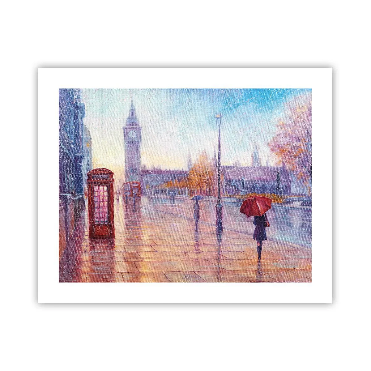Poszter - Őszi nap Londonban - 50x40 cm