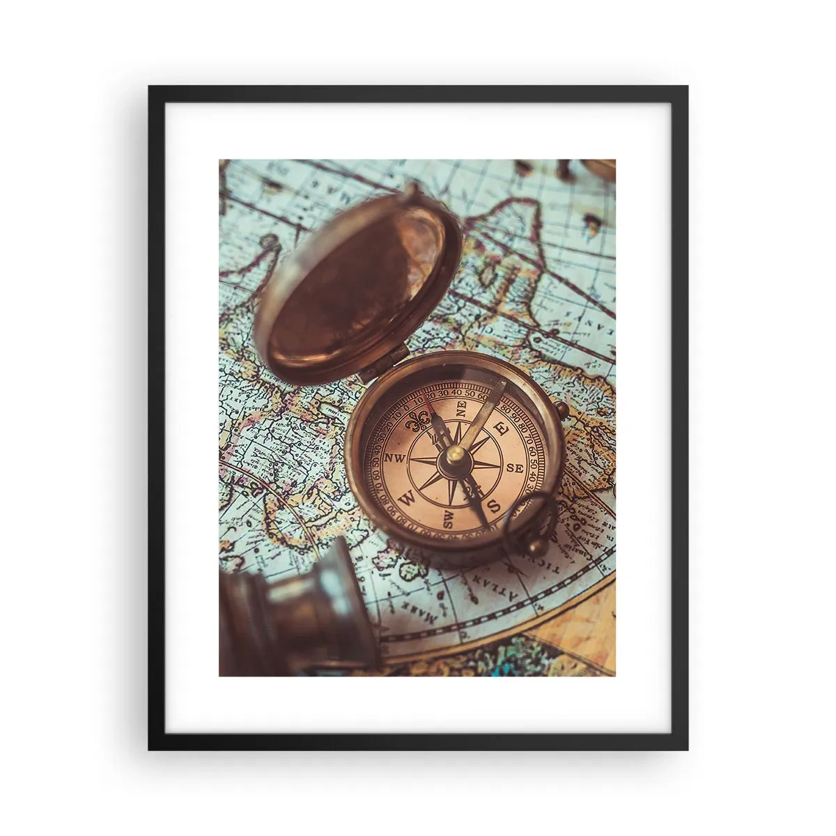 Poszter fehér keretben - A kalandvágynak - 40x50 cm