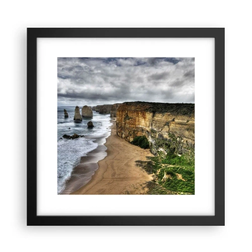 Poszter fehér keretben - Nyers gyönyör - 30x30 cm