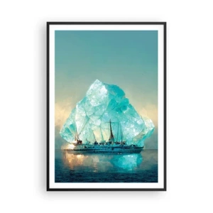 Poszter fehér keretben - Sarkvidéki gyémánt - 70x100 cm