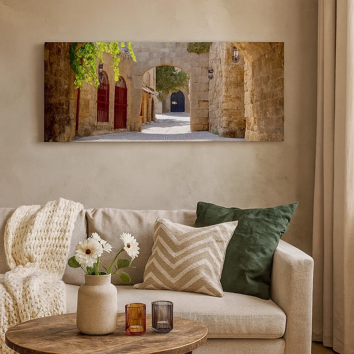 Vászonkép - A menet hamarosan megjelenik - 30x30 cm