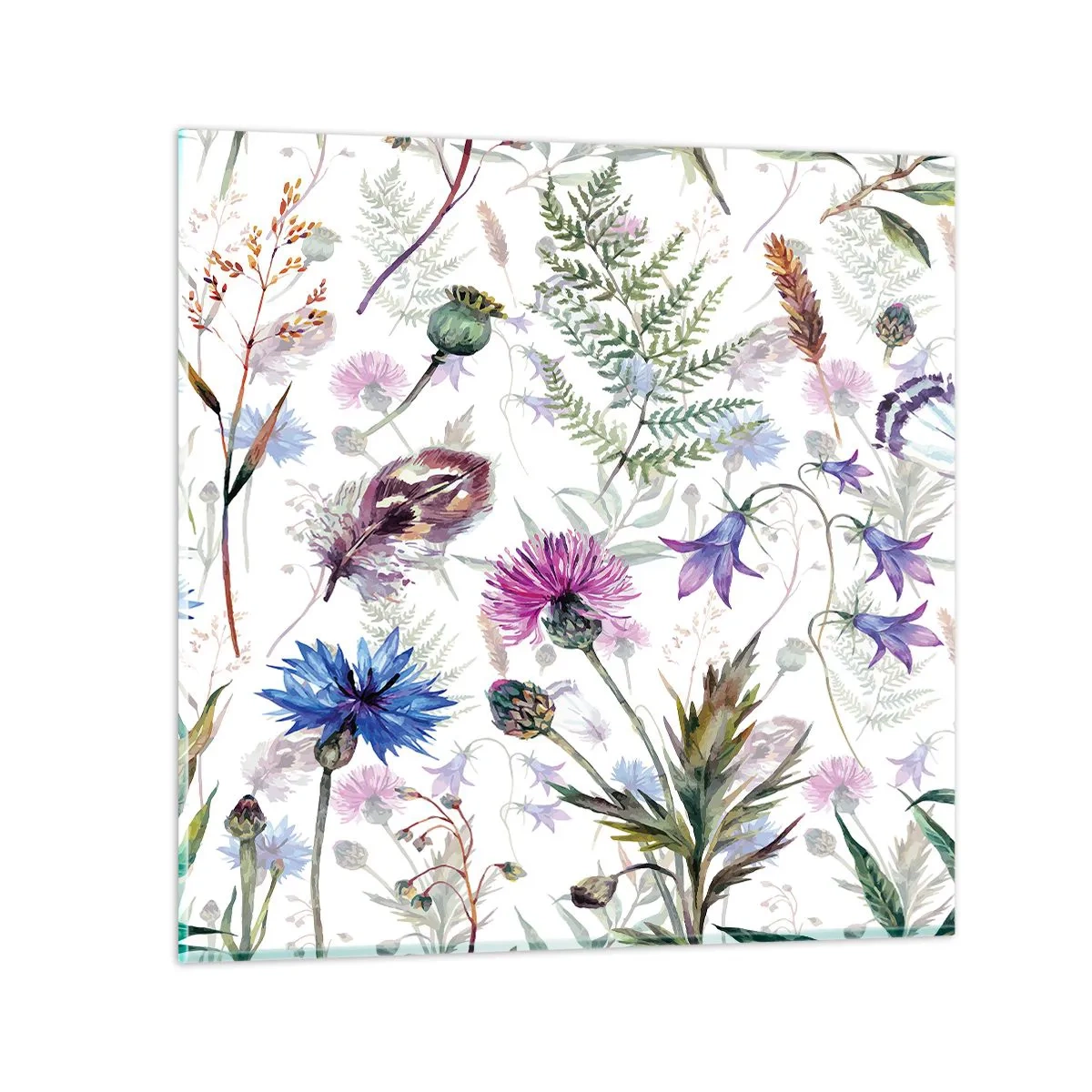 Üveg kép - Lengyel herbárium - 70x70 cm