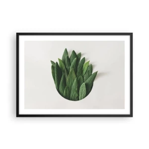 Poszter fehér keretben - Féktelen kíváncsiság - 70x50 cm