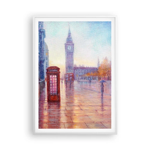 Poszter fekete keretben -  Őszi nap Londonban - 70x100 cm
