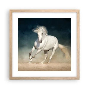 Poszter világos tölgy keretben - A szabadság tiszta állapotban - 40x40 cm