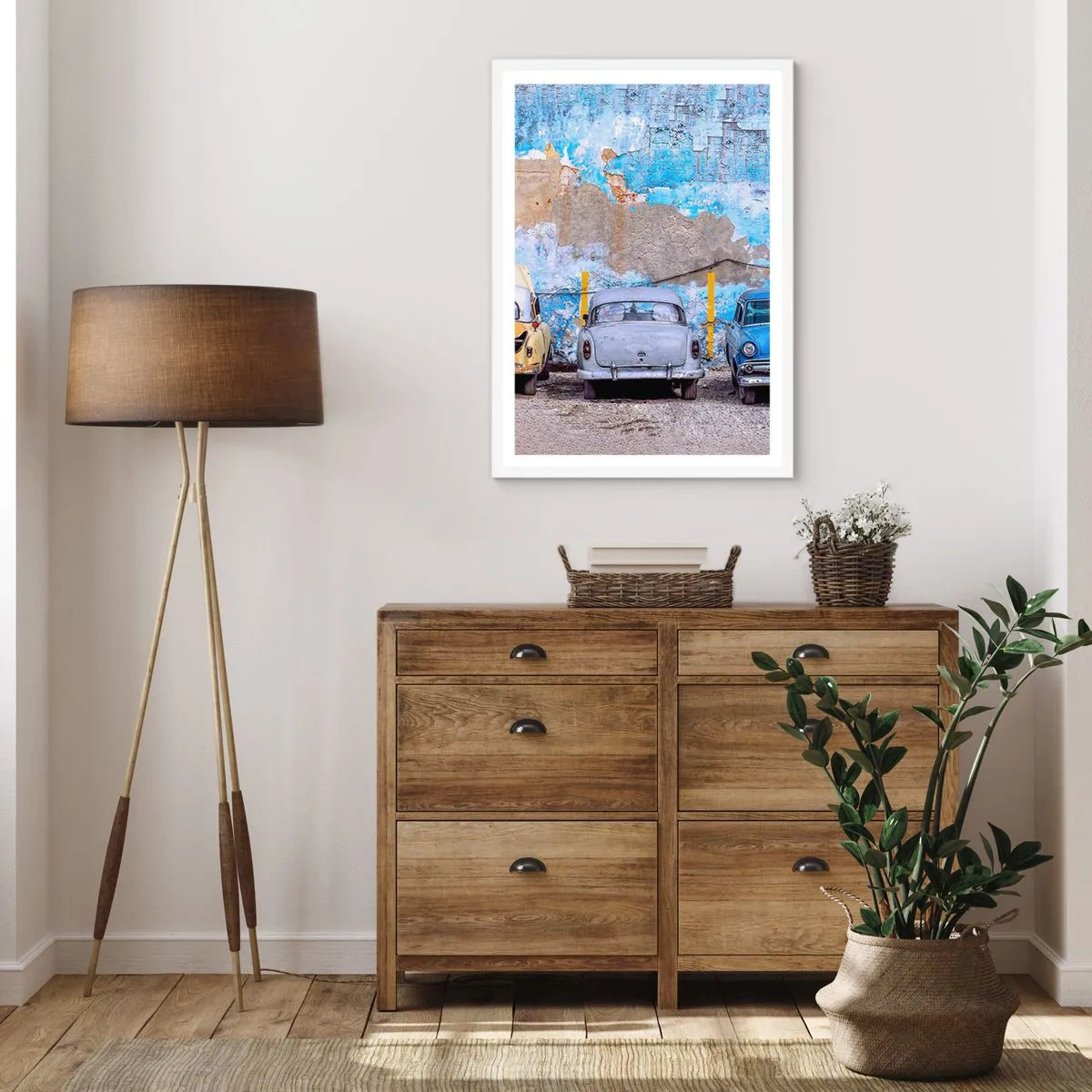 Poszter fekete keretben - Veteránok találkozása - 50x70 cm