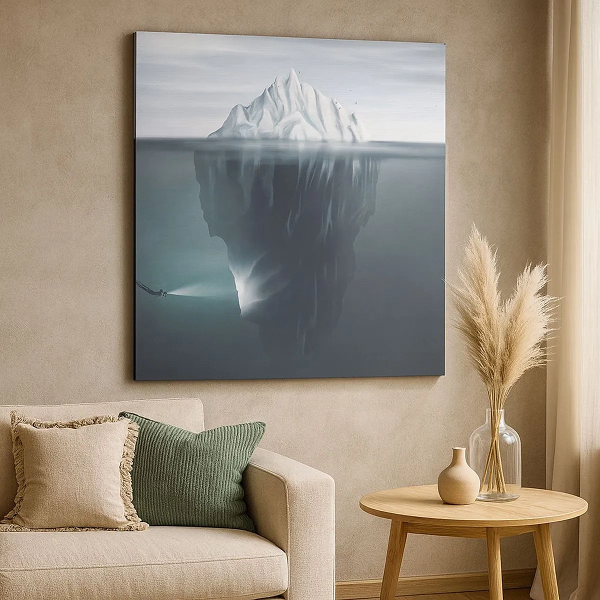 Vászonkép - Víz alatti rejtély - 30x30 cm