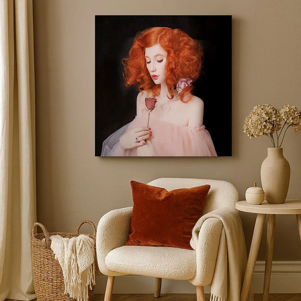 Vászonkép - Barokk stílusban - 30x30 cm