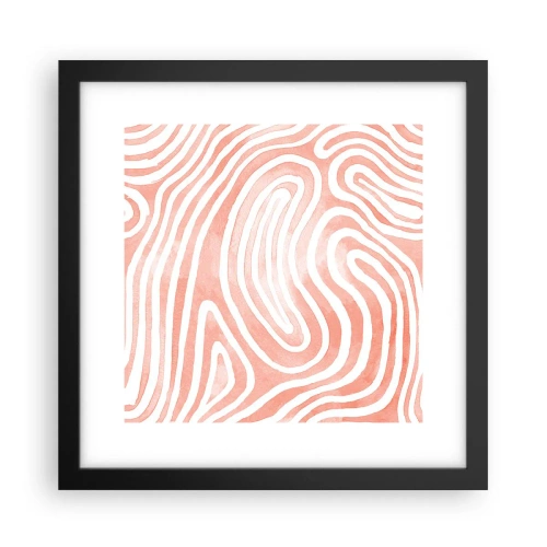 Poszter fehér keretben - Egy korall labirintusban - 30x30 cm