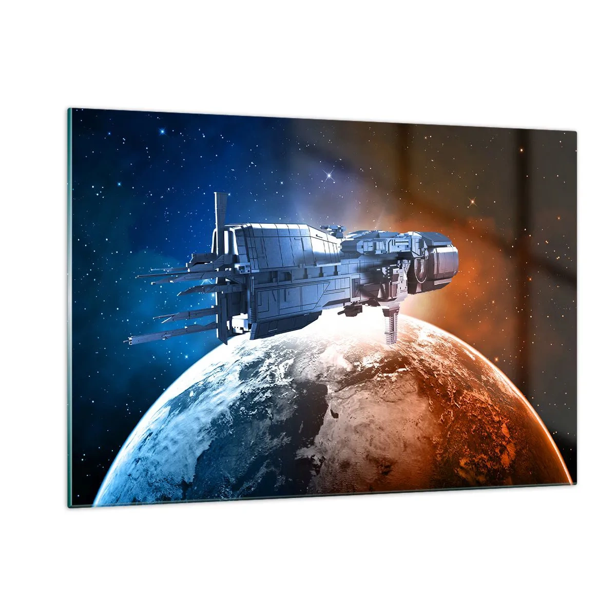 Üveg kép - Óvatos megfigyelő - 120x80 cm