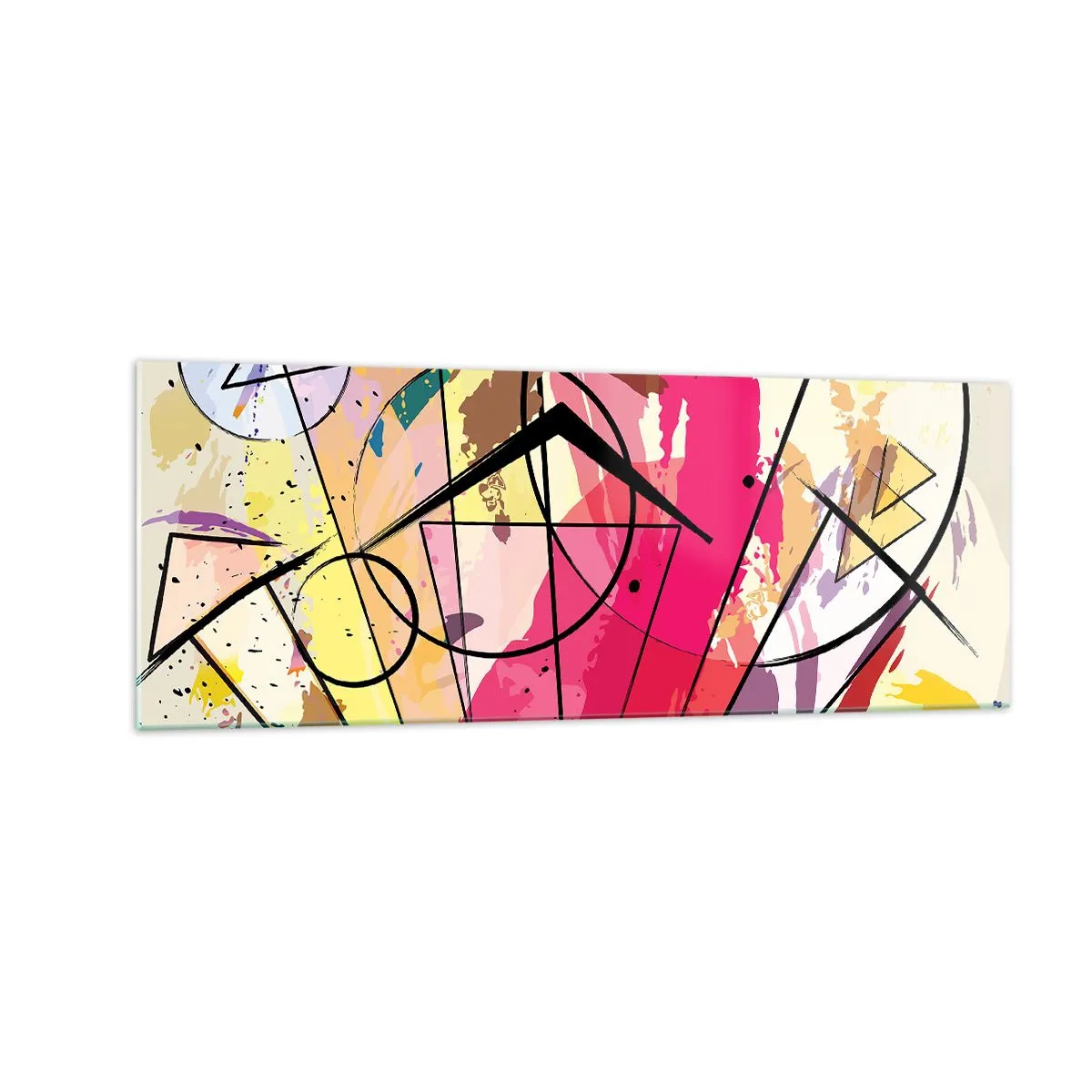 Üveg kép - Robbanás - 140x50 cm