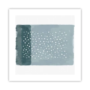 Poszter - Kéken nőtt - 40x40 cm