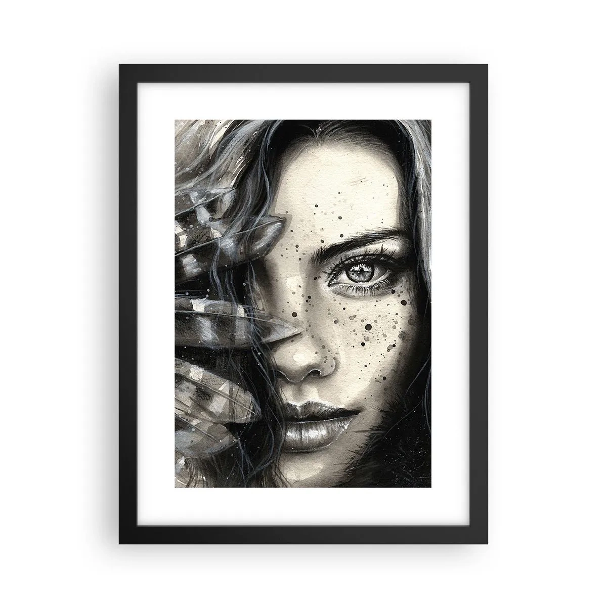 Poszter fehér keretben - Vad gyönyör - 30x40 cm