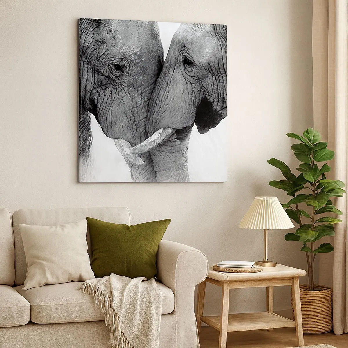 Vászonkép - Szívélyes vallomás - 30x30 cm