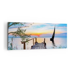Vászonkép - Kellemes este - 100x40 cm