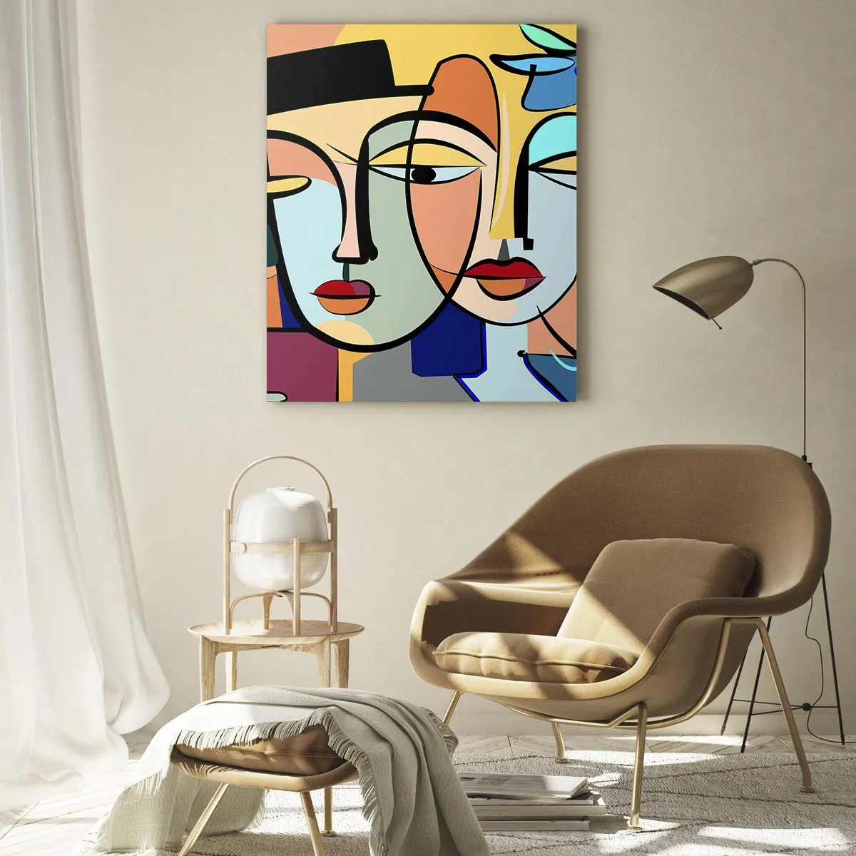 Üveg kép - Picasso randez vous - 50x70 cm