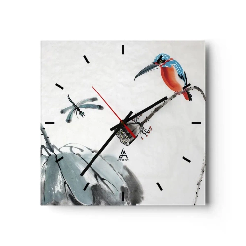 Falióra, Óra - A rét élete - 30x30 cm