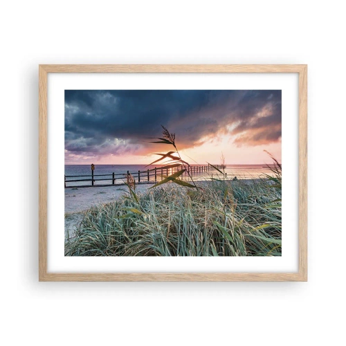 Poszter világos tölgy keretben - Nem múlik el a széllel - 50x40 cm