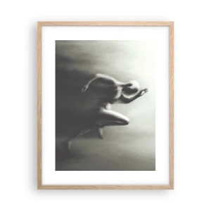 Poszter világos tölgy keretben - Megállíthatatlan - 40x50 cm