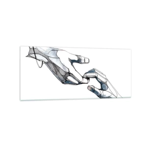 Üveg kép - Szép gesztus - 120x50 cm