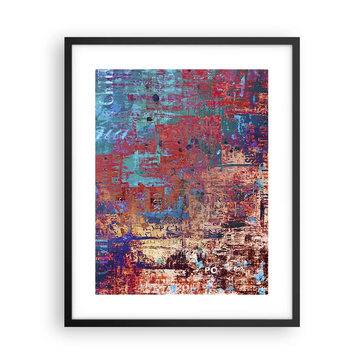 Poszter fehér keretben - Emlékezés és feledés - 40x50 cm