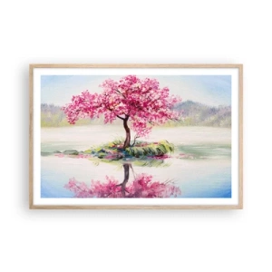 Poszter világos tölgy keretben - A tavasz ünnepe - 91x61 cm