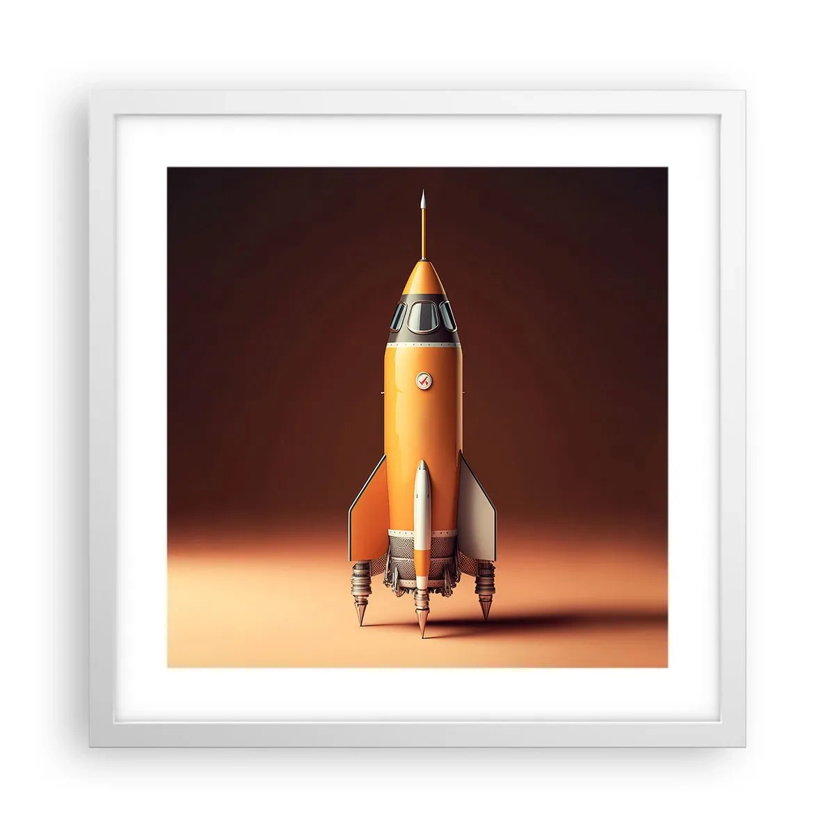 Poszter fekete keretben - Egy álommal kezdődik - 40x40 cm