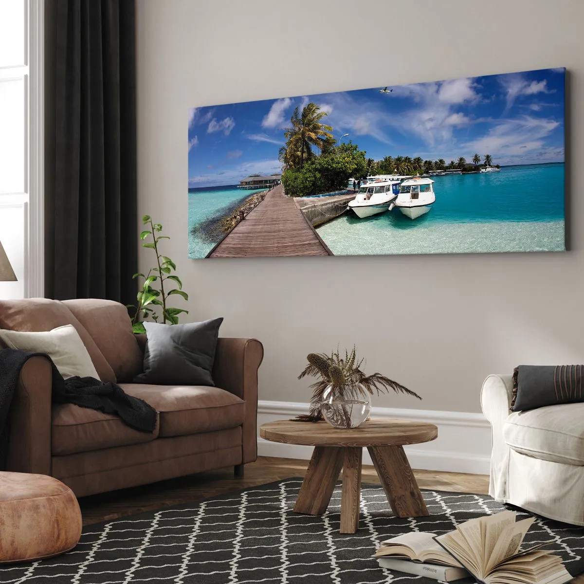 Vászonkép - A paradicsom mégis létezik - 160x50 cm