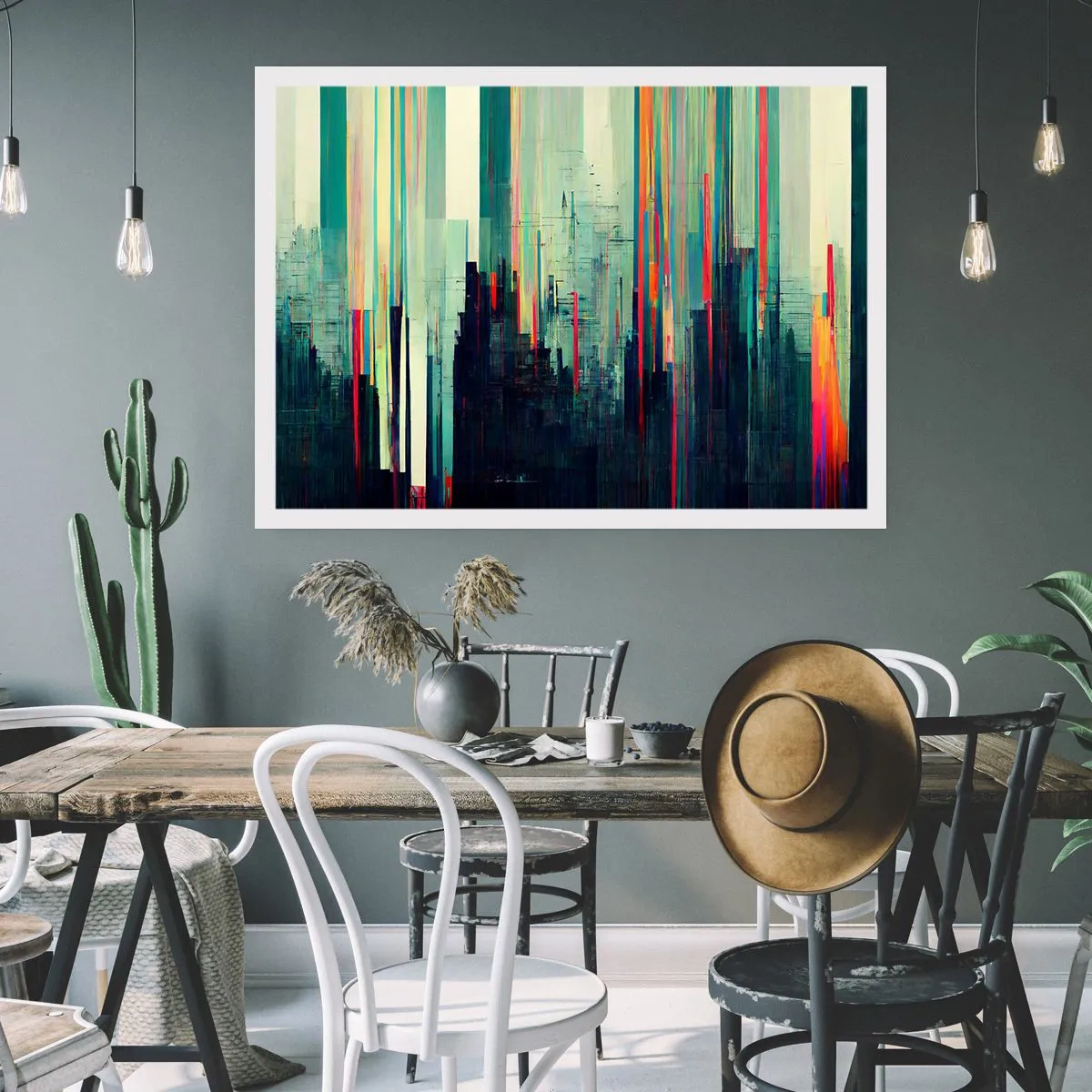 Poszter - Futurisztikus város - 91x61 cm