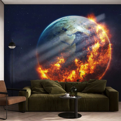 Fotótapéta Premium Canvas - Az apokalipszis lángja - Világegyetem, Föld bolygó, A tűz lángjai - 450x315 cm