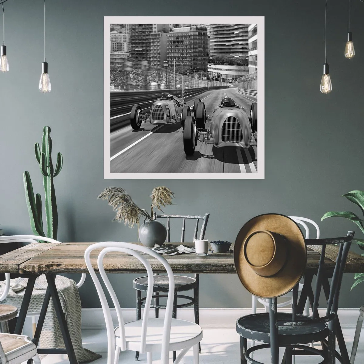 Poszter - Réges-régen Monte Carlóban - 40x40 cm