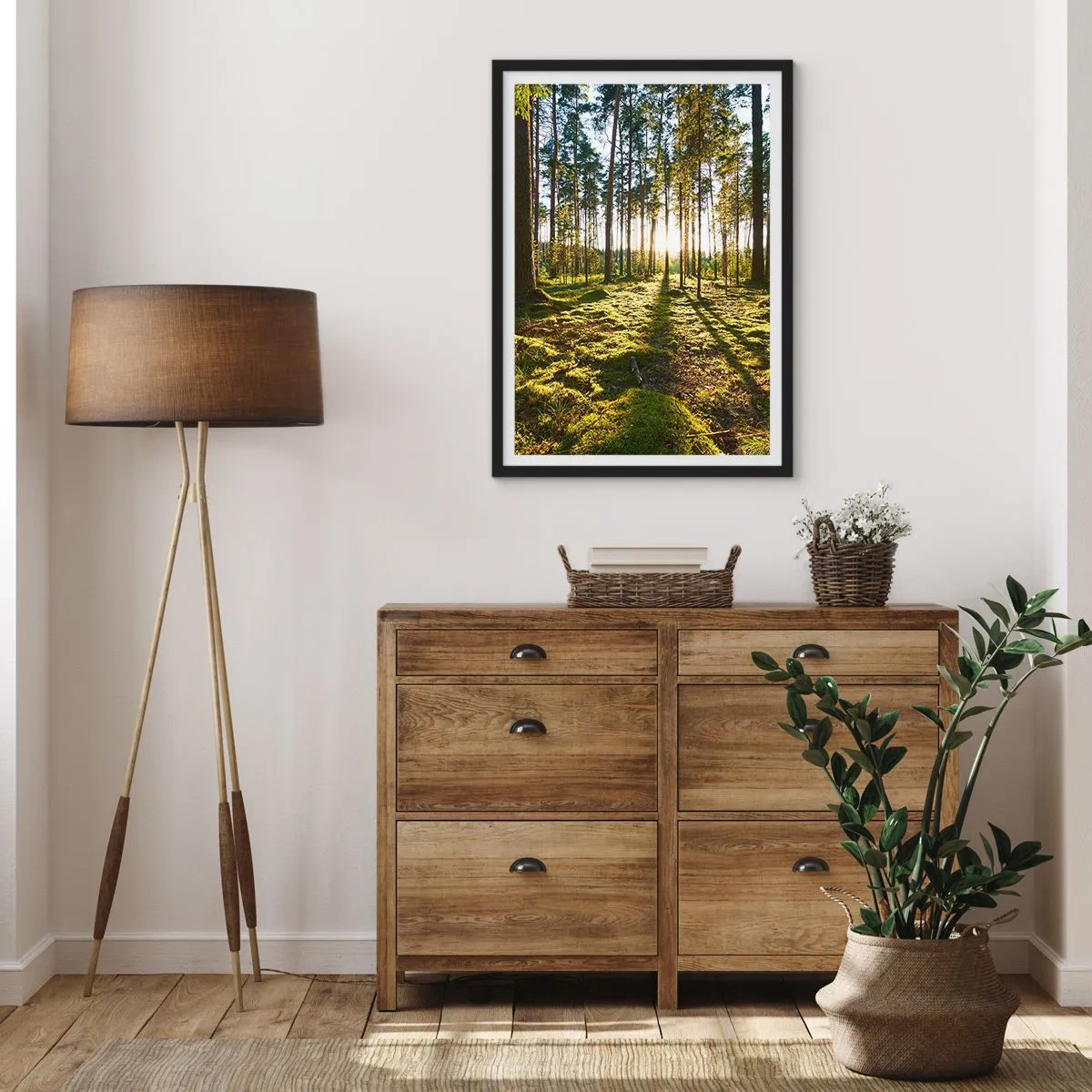 Poszter fehér keretben - … A hét erdőn túl - 70x100 cm