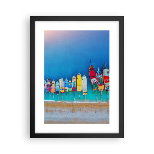 Poszter fehér keretben - Madártávlatból - 30x40 cm