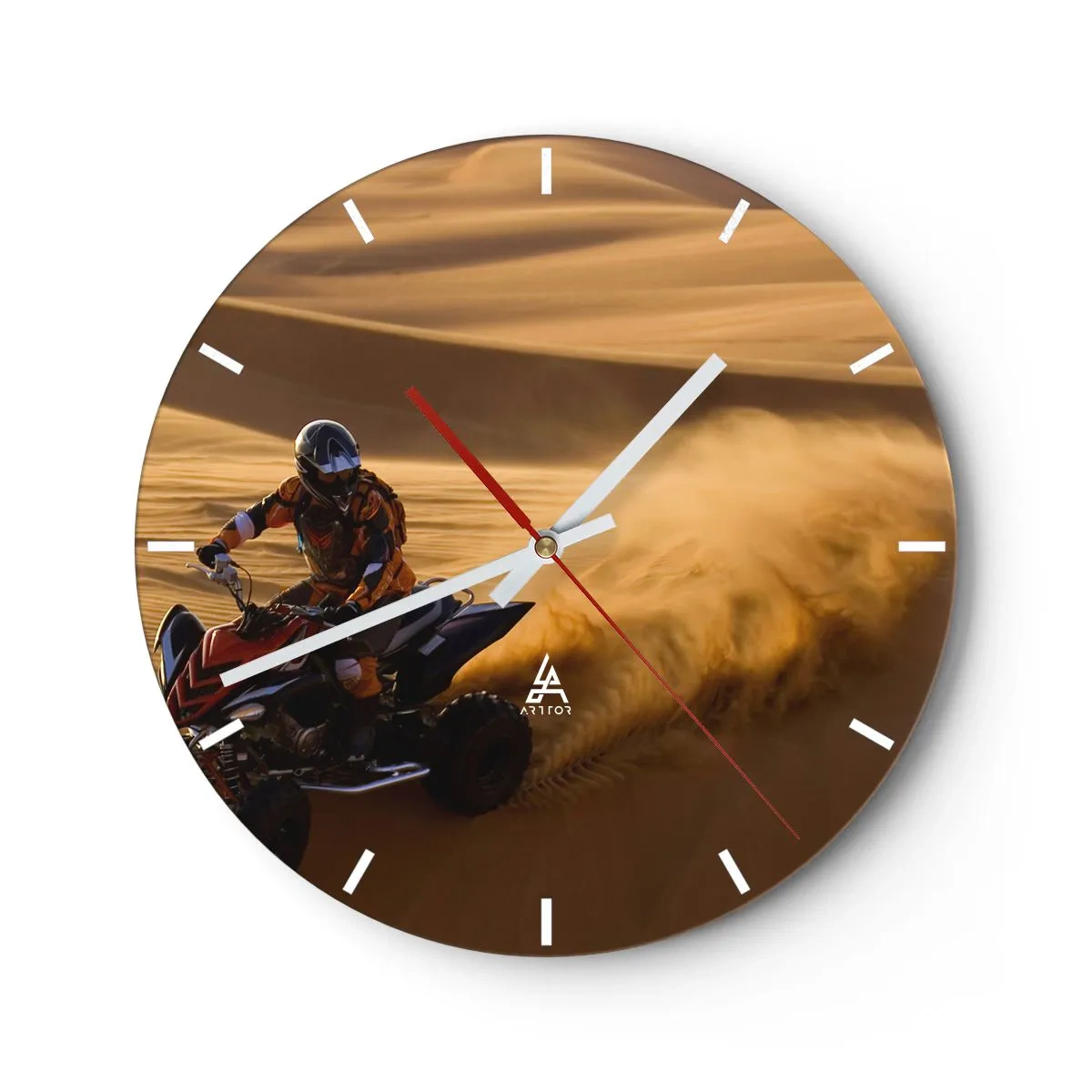 Falióra, Óra - A homok hullámain - 40x40 cm