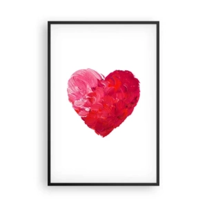Poszter fehér keretben - All you need is love - 61x91 cm