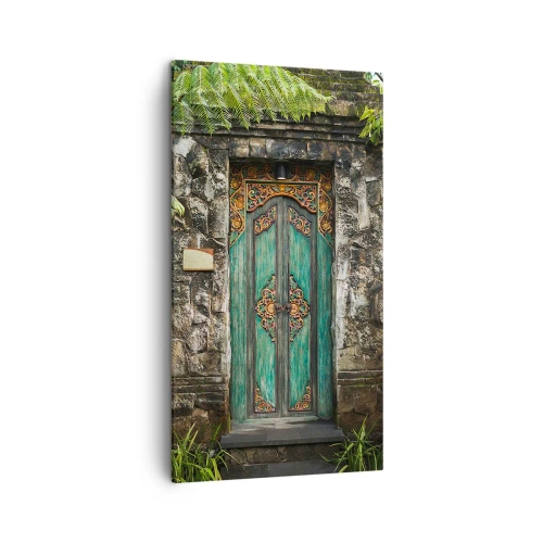 Vászonkép - Ajtó egy egzotikus világba - 45x80 cm