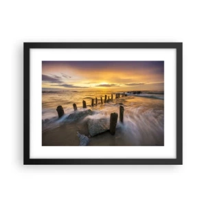 Poszter fehér keretben - A Balti-tenger nyers szépsége - 40x30 cm