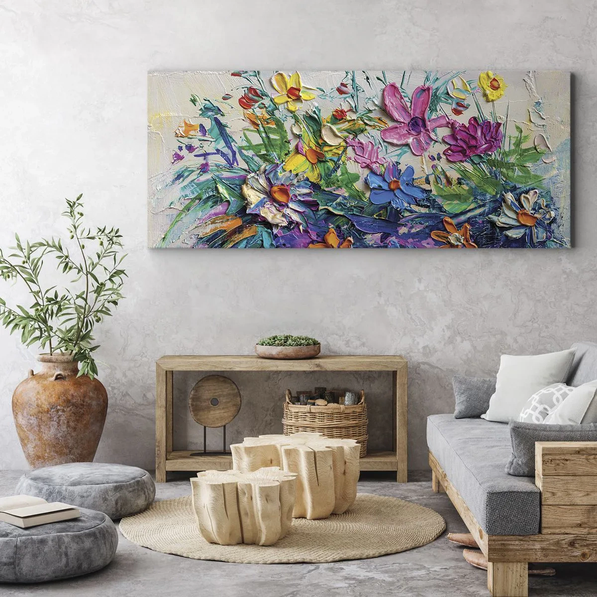 Vászonkép - Egyáltalán nem csendélet - 100x40 cm