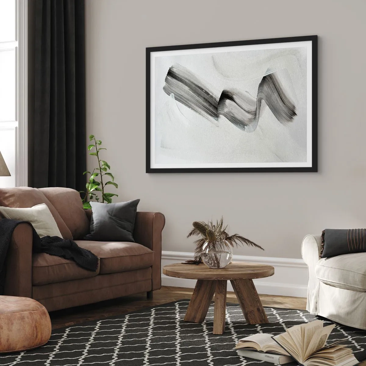 Poszter fehér keretben - Csak a móka kedvéért - 100x70 cm