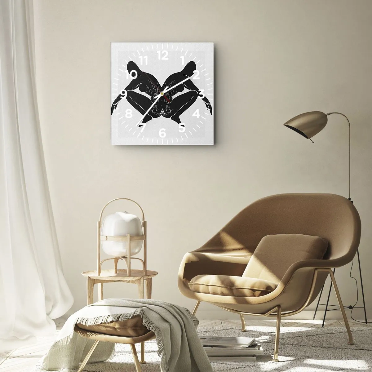 Falióra, Óra - Egy közös lélek - 30x30 cm