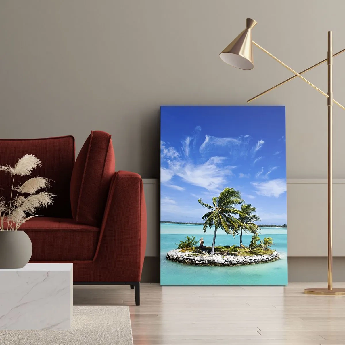 Vászonkép - Földi paradicsom - 50x70 cm