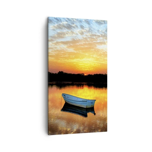 Vászonkép - Nézz, hallgass, meditálj - 45x80 cm