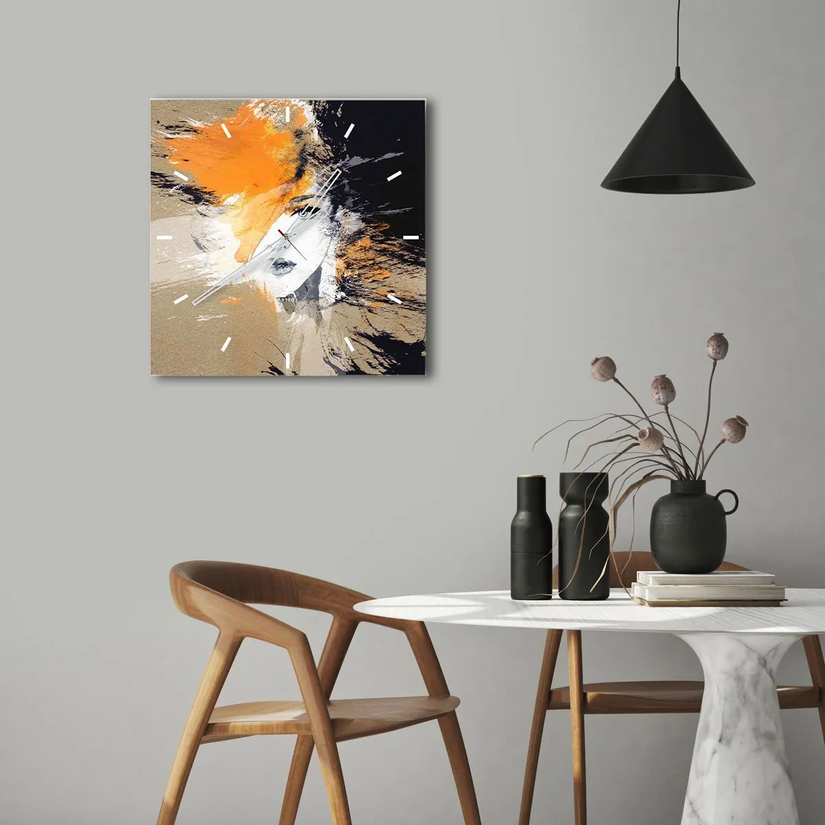 Falióra, Óra - És van fény - 40x40 cm